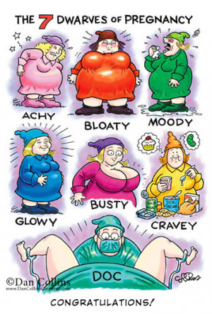 think the 7 dwarfs of menopause could be applied to pregnancy too ...