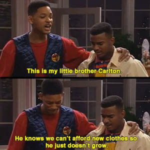 This is my little brother Carlton