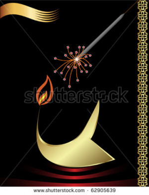 stock vector : Diwali, Fireworks sparkle