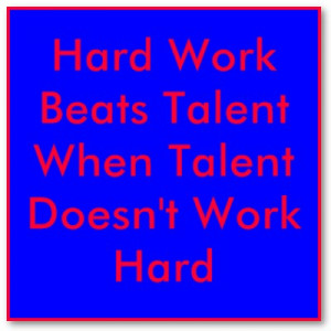 hard_work_beats_talent_when_talent_customized_poster ...
