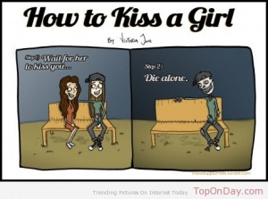 ... to kiss a girl instructions on how to kiss a girl lol previous next