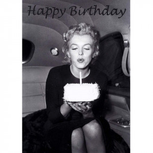 Happy Birthday Marilyn Monroe Butlers card happy birthday