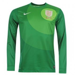 2013-14 England Home Nike Goalkeeper Shirt (Green)