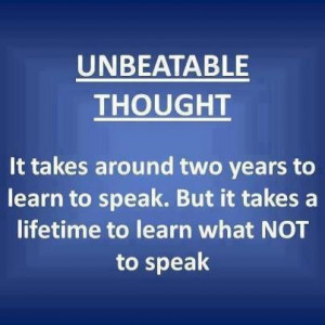 Unbeatable thought
