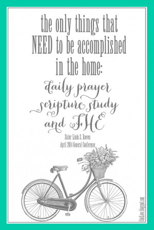 ... , scripture study, and FHE. Sister Reeves #LDSconf #LDSprintables