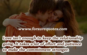 Make the commitment stronger picture quotes and sayings
