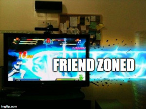 FRIEND ZONED | image tagged in funny,gaming,friend zone | made w ...