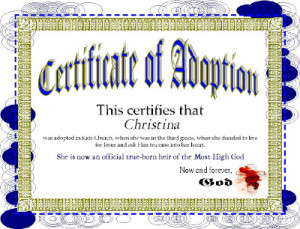 What an amazing process...the day of our adoption!