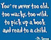 Dr. Seuss quote wall decal Teacher school baby You're never to old ...