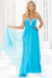 2013 Blue Sweetheart Sheathy Beads Working Wholesale Prom Gown ...