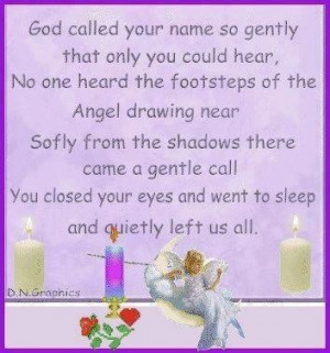 God called your name so gently