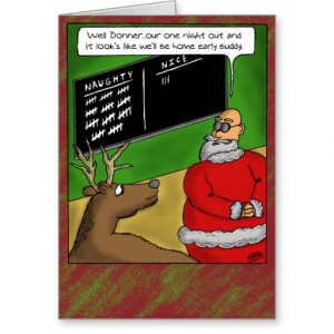 Funny Christmas Cards: Naughty and Nice