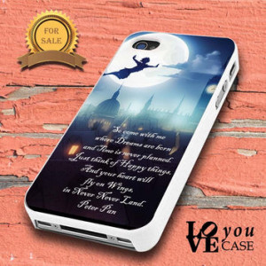 Peter Pan Inspired Quote Flying Moonlight for iphone, ipod, samsung ...
