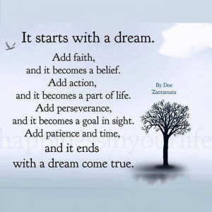 Start with a dream