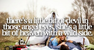 those angel eyes she s a little bit of heaven with a wild side country ...