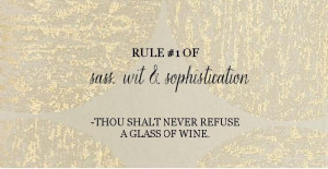 Rule # 1 of Sass, Wit & Sophistication #ReeceBlaire