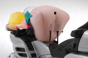... long for someone to see the funny side of the airbag's inflated shape