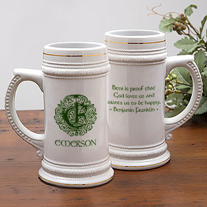 Buy this Personalized Celtic Quotes Beer Stein