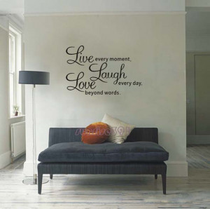 ... Quote Wall Stickers Living room Decor Art Decal sticker Quotes Sayings