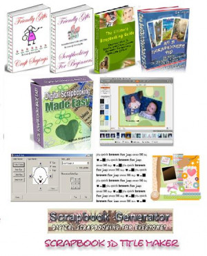 Purchase our 5,000 Scrapbook Titles & Quotes Today and you will ...