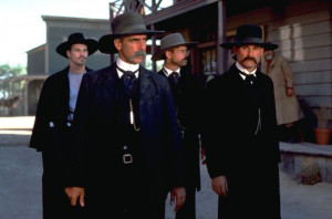 ... .Great western. Val Kilmer, Sam Elliot, Bill Paxton and Kurt Russell