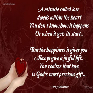 LOVE IS GOD'S MOST PRECIOUS GIFT