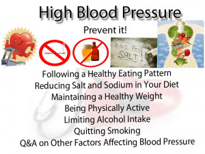 high blood pressure brochure