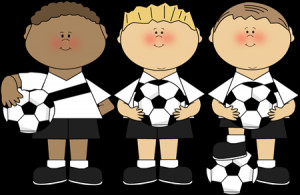 boy soccer players clip art image boy soccer players standing