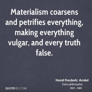 quotes about materialism