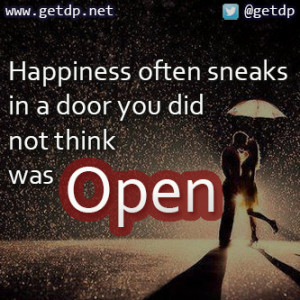 Related image with Happiness Always Sneaks In A Door You Did Not Think ...