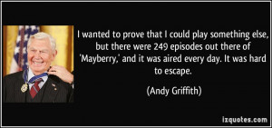 And It Was Aired Every Day Hard To Escape Andy Griffith