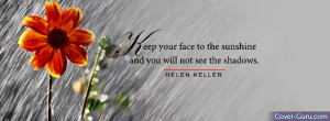 Helen Keller Quote Facebook Timeline Cover