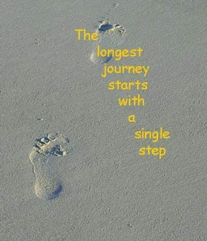 Motivational Sayings: That First Step