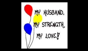 Husband magnet - Quote about strength and love for spouse