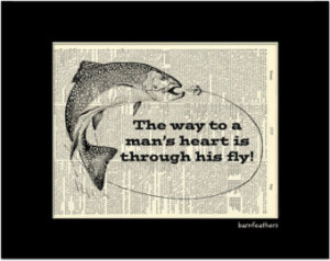 Fishing Quote - Dictionary Art Prin t - Dictionary Page - Book Art ...