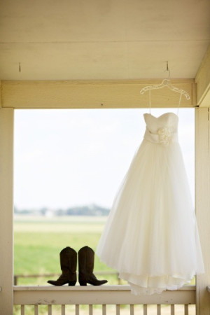 fav Boots wedding country wedding dress southern porch gown Country ...