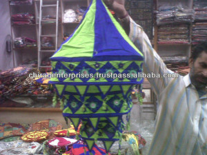 View Product Details: BEST DEAL TODAY~INDIAN DECORATIVE FABRIC LAMP ...