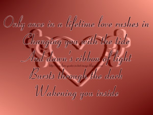 When I Saw You - Mariah Carey Song Lyric Quote in Text Image
