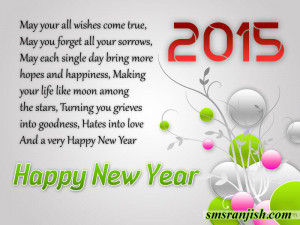 New year greetings 2015