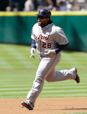 Prince Fielder Prince Fielder 28 of the Detroit Tigers rounds the