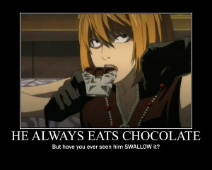 tags anime death note mello demotivational poster