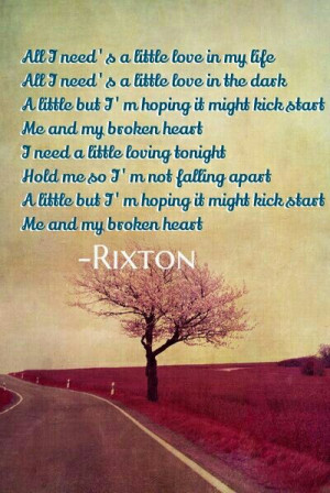 Me and My Broken Heart