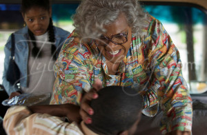 Palmer) and Madea (Tyler Perry) in a scene from Tyler Perry's MADEA ...