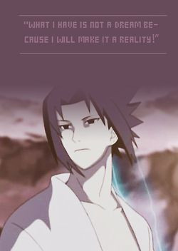 Sasuke quote from naruto
