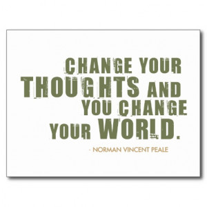 Norman Vincent Peale Quote Post Cards