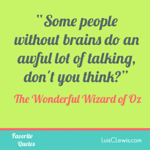 Children’s Book Quotes #12 – The Wonderful Wizard of Oz
