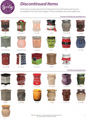 Spring/Summer 2013 Discontinued Scentsy items – available while ...