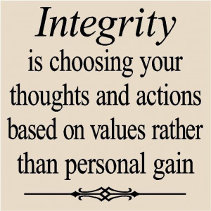 Integrity: Thoughts, Action Based, Dust Jackets, Books Jackets ...