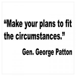 CafePress > Wall Art > Posters > Patton Planning Quote Poster