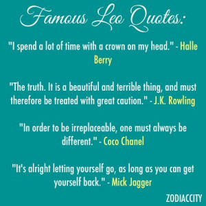 Famous Leo Quotes